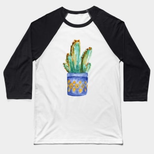 Watercolor cactus Baseball T-Shirt